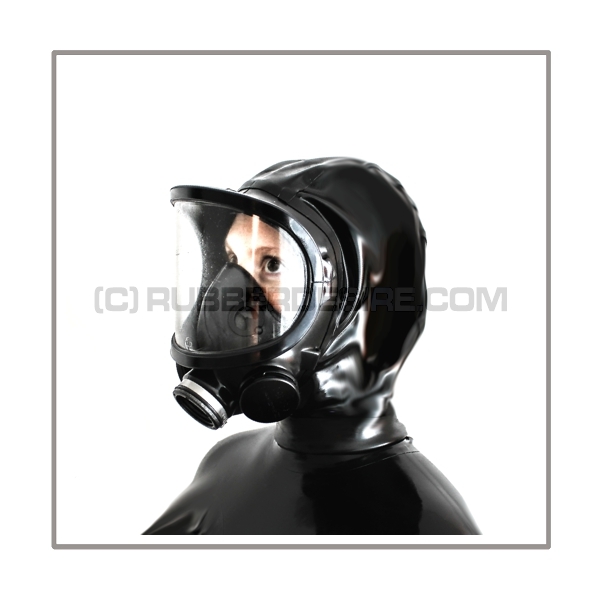 Deluxe gasmask-zipper-hood HR-FZ with panoramic-view - model Fernez Willson